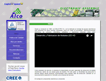 Tablet Screenshot of alcoelectro.com